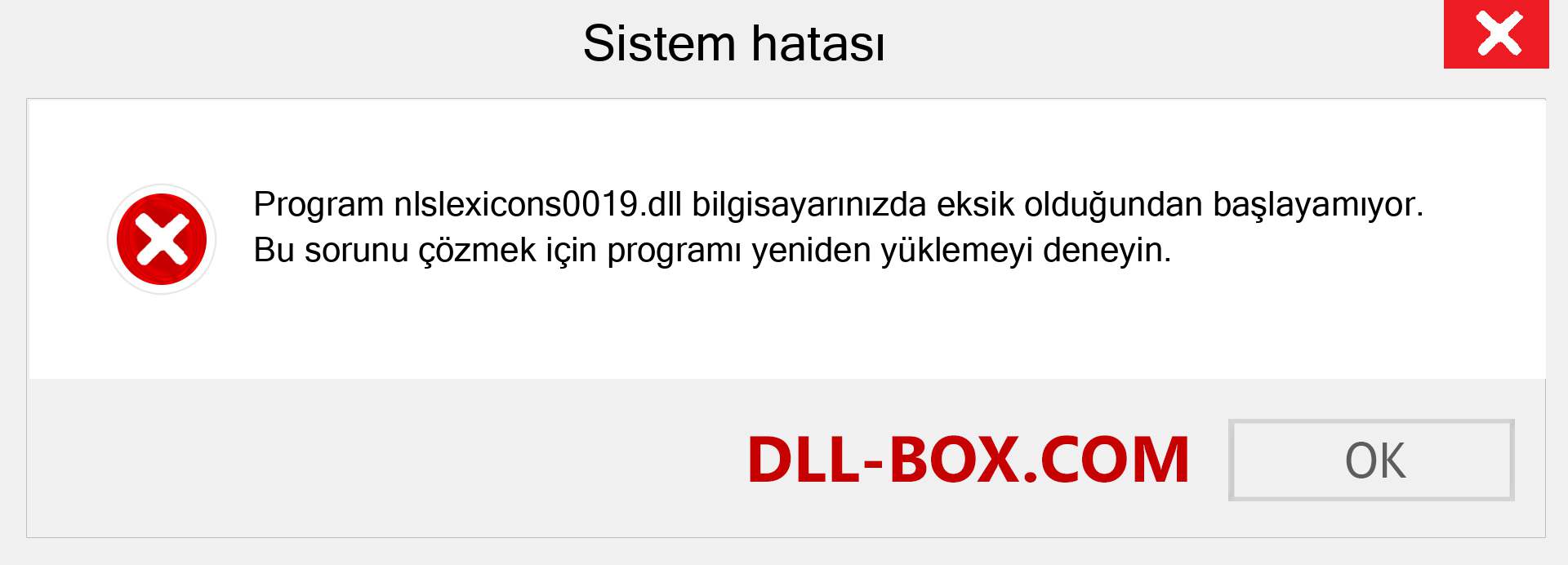 nlslexicons0019.dll dosyası eksik mi? Windows 7, 8, 10 için İndirin - Windows'ta nlslexicons0019 dll Eksik Hatasını Düzeltin, fotoğraflar, resimler